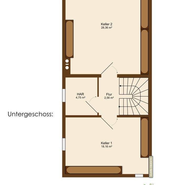 Rödersheim / Neuwertige, gepflegte Doppelhaushälfte mit Dachstudio