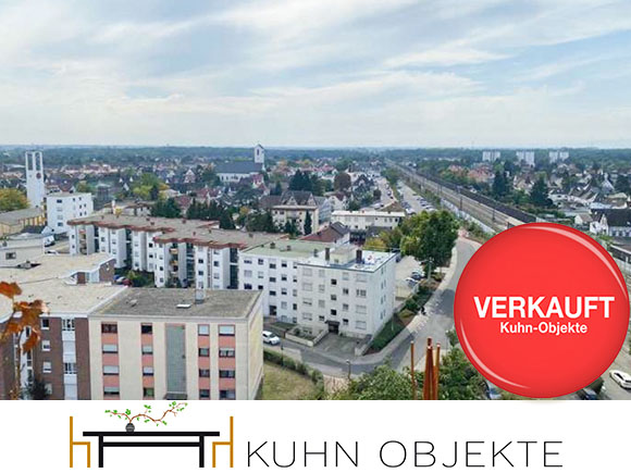 443/ Schöne, helle Wohnung mit Balkon und toller Weitsicht / Limburgerhof