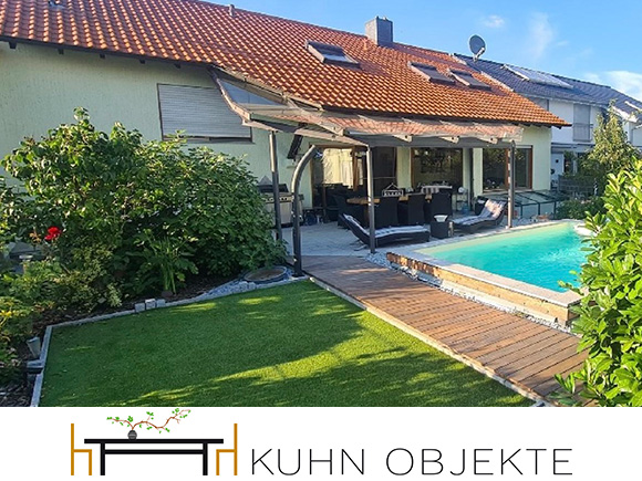 867/ Großzügiges Architektenhaus mit Outdoor-Pool / Ludwigshafen